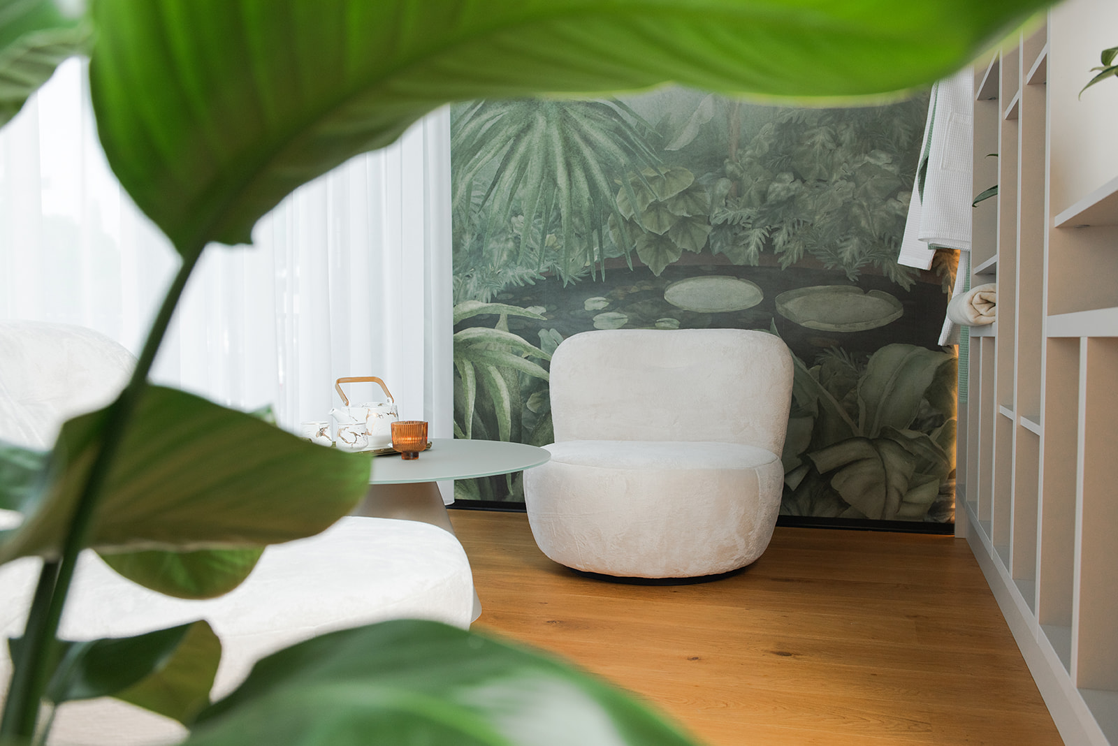 Interiér wellness salónu